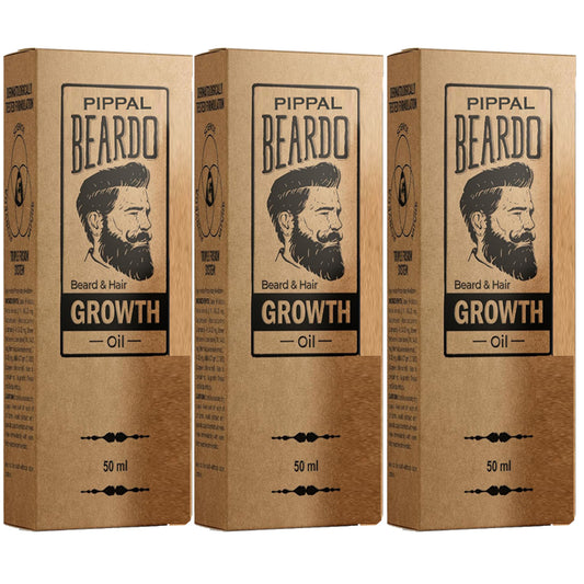 Beardo Beard And Hair Growth Oil 3X50ml Faster Beard Growth