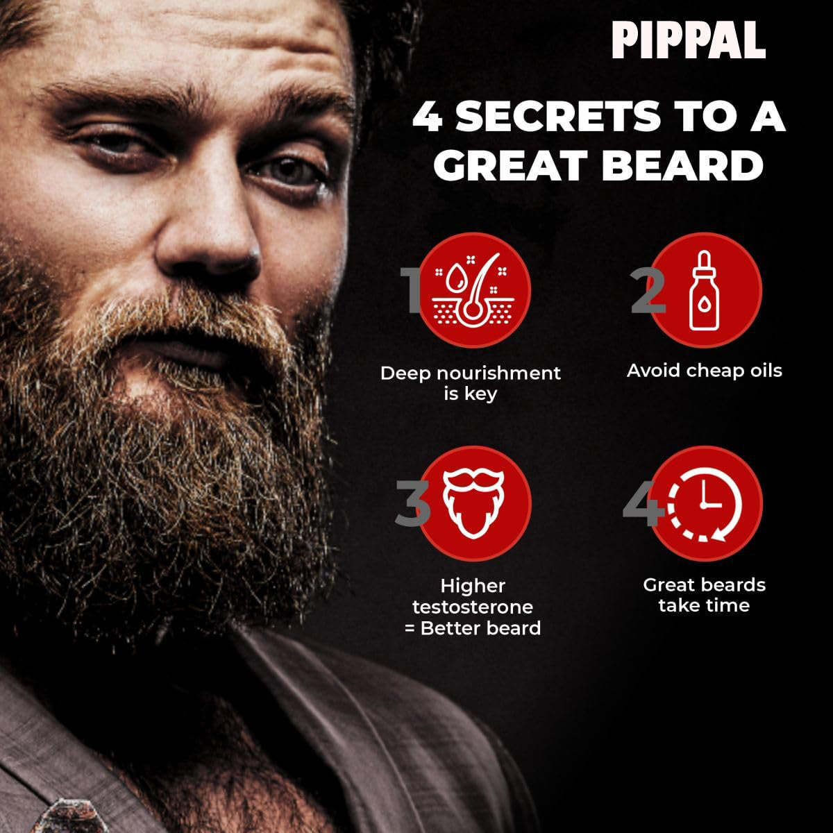 Beardo Beard And Hair Growth Oil 3X50ml Faster Beard Growth