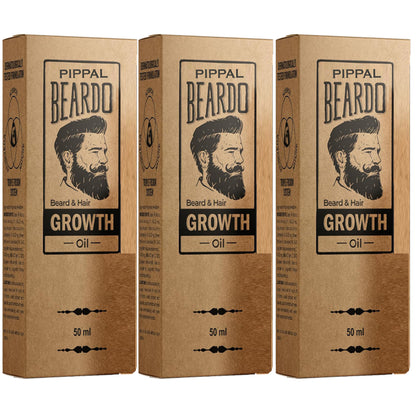 Beardo Beard And Hair Growth Oil 3X50ml Faster Beard Growth